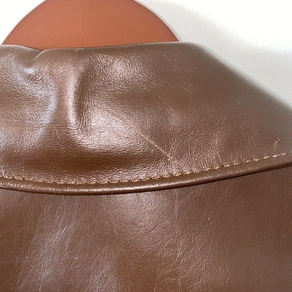 Bates Leather Motorcycle Jacket Size 42 - Picture 9 of 13